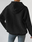 Drawstring Drop Shoulder Long Sleeve Hoodie