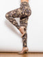 Full Size Camouflage Buttoned Leggings